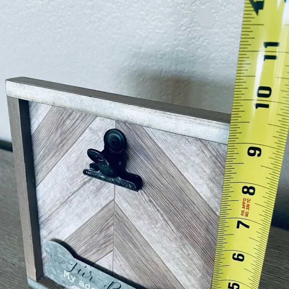 “Fur Baby” Farmhouse Done Bone Picture Holder